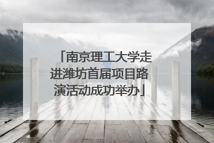 南京理工大学走进潍坊首届项目路演活动成功举办
